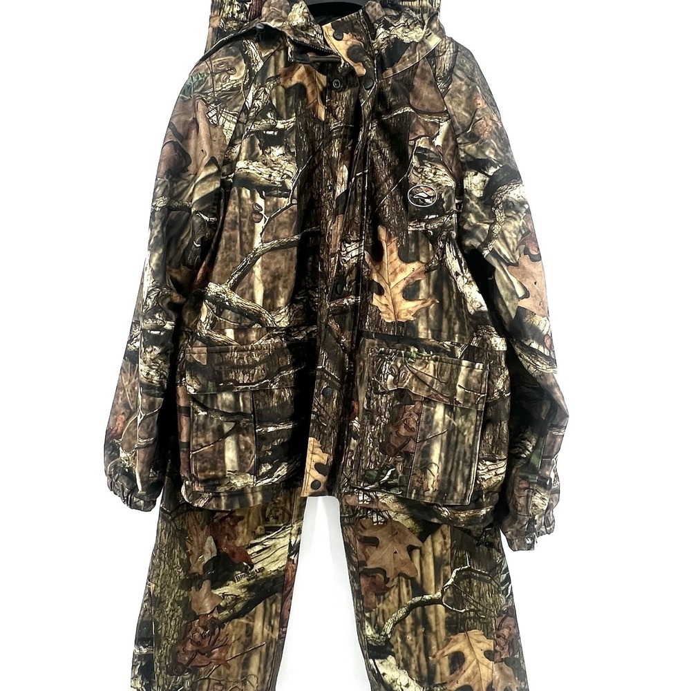 Vintage 2000s RedHead Bone-Dry Squaltex II Camo Hunting Suit Men's M Jacket Pant